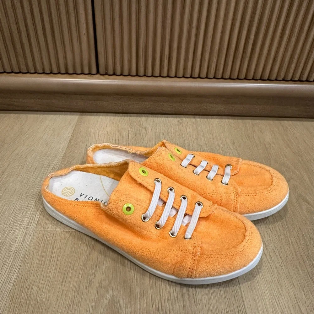 Vionic Orange Slip-On Shoes clogs size 9 - Picture 2 of 6